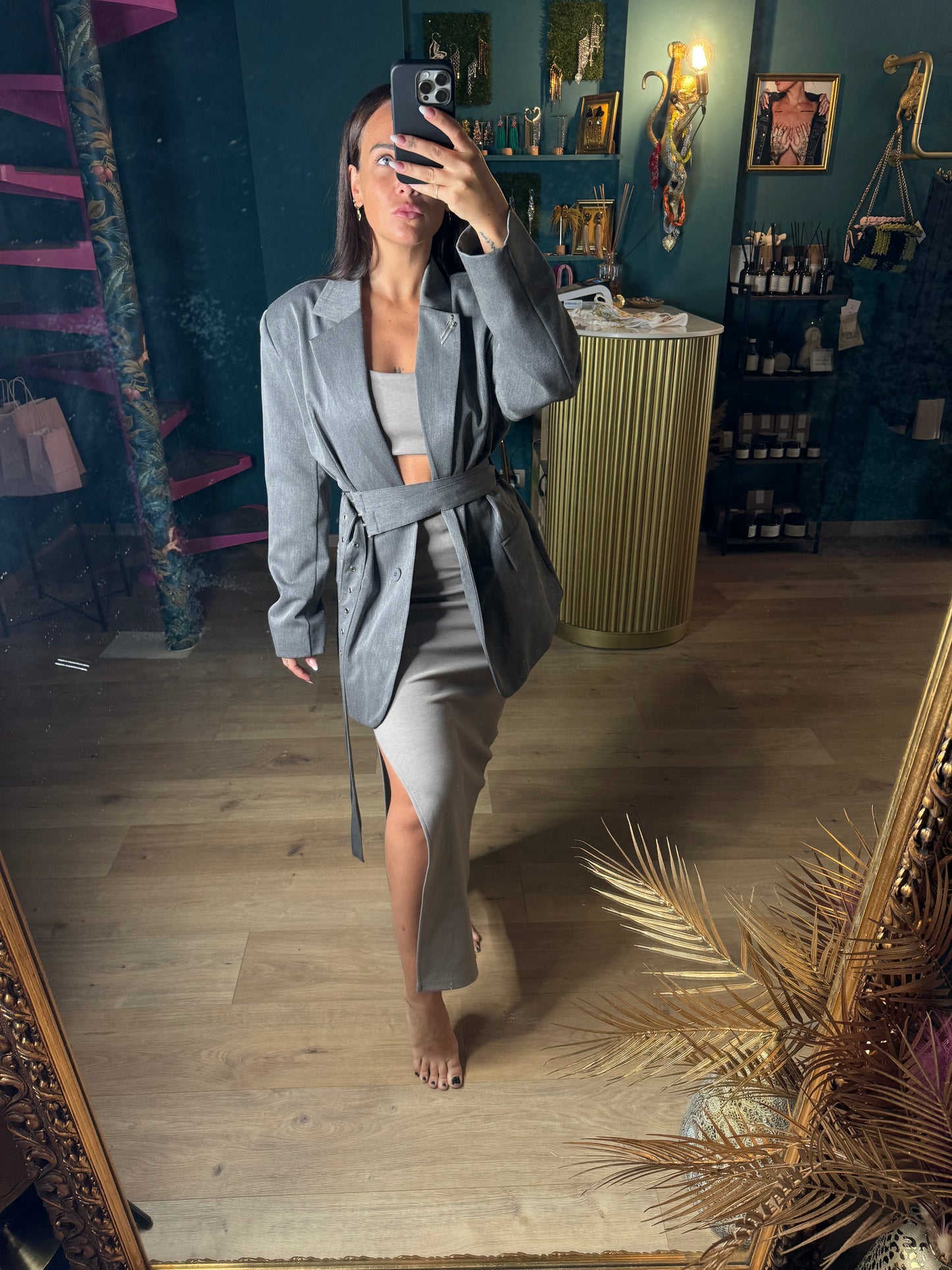 Blazer Sally grigio